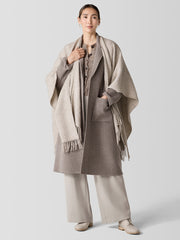 Alpaca Silk Boucle Poncho