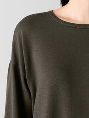 Cozy Brushed Terry Hug Long Box-Top