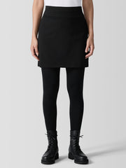 Washable Flex Ponte Mini Skirt