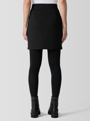 Washable Flex Ponte Mini Skirt