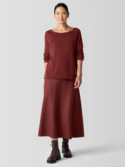 Peruvian Cotton Blend Bateau Neck Top