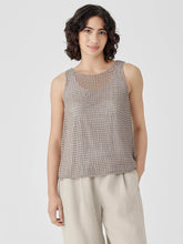 Organic Linen Délavé Round Neck Tank
