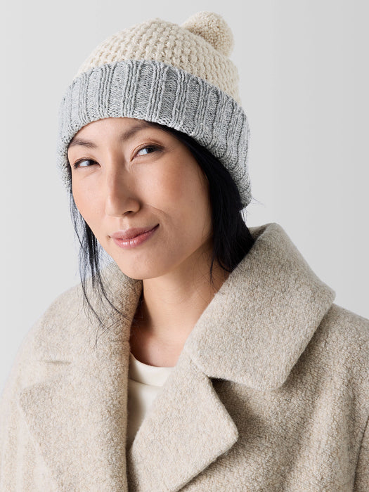 Peruvian Baby Alpaca and Cotton Hat
