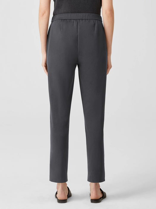 Cotton Ponte Slim Pant