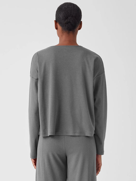 Cozy Organic Cotton Interlock Box-Top