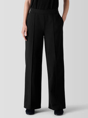 Washable Flex Ponte Pintuck&nbsp;Wide Pant
