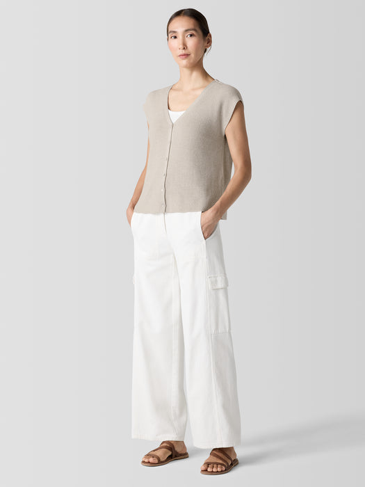 Peruvian Organic Cotton Crepe Vest