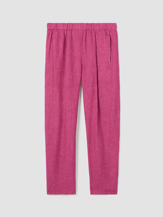 Washed Organic Linen D&eacute;lav&eacute; Lantern Pant