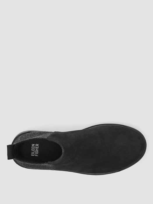 Meng Tumbled Nubuck Platform Sneaker