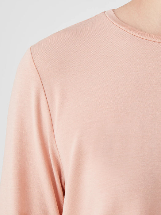 Fine Jersey Crew Neck Top