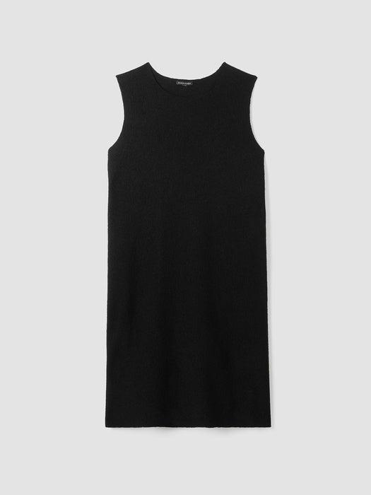 Lightweight Boiled Wool Bateau Neck Long Top&nbsp;in Regenerative Wool