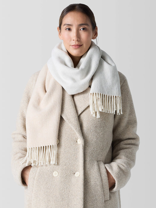 Brushed Recycled Cotton Cashmere Scarf