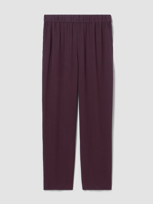Silk Georgette Crepe Tapered Pant
