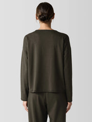 Cozy Brushed Terry Hug Box-Top