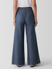 Airy Organic Cotton Twill&nbsp;Wide Trouser Pant