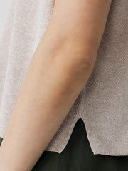 Organic Linen Cotton Square Top
