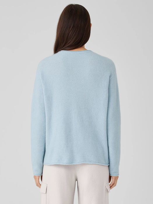 Cashmere Silk Bliss Crew Neck Top