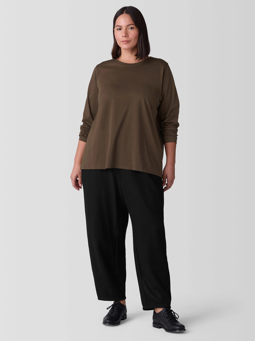 Organic Pima Cotton Jersey Long-Sleeve Tee