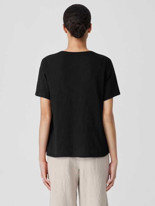 Organic Cotton Slubby Jersey Tee