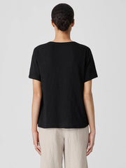 Organic Cotton Slubby Jersey Tee