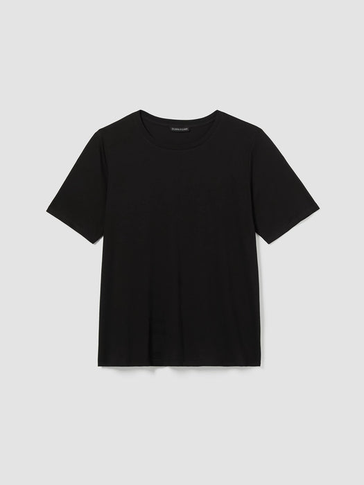 Organic Pima Cotton Jersey&nbsp;Round Neck Tee