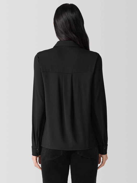 Fine Jersey Classic Collar Shirt