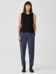 Washable Flex Ponte Pintuck Pant