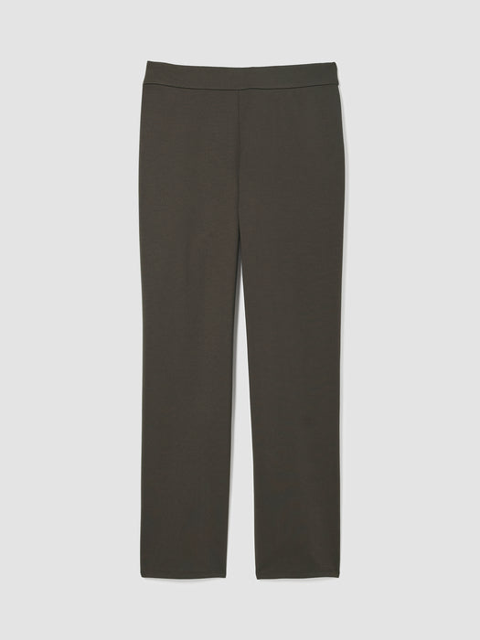 Washable Flex Ponte Straight Pant