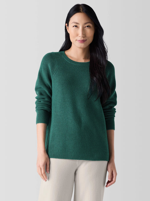 Merino Crew Neck Top in Regenerative Wool