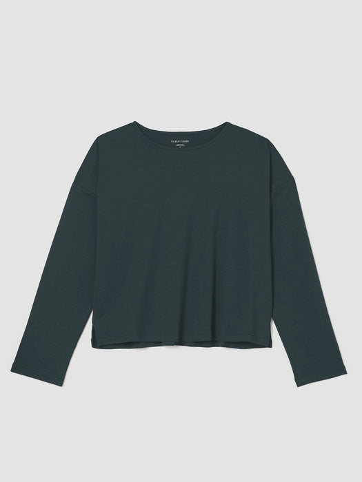 Cozy Organic Cotton Interlock Box-Top
