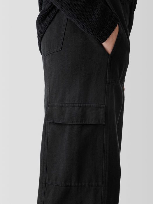 Garment-Dyed Utility&nbsp;Organic&nbsp;Cotton Cargo Pant