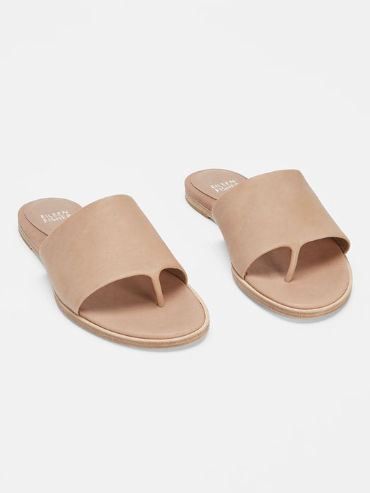 Edge Leather Slide Sandal