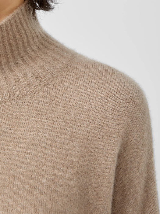 Cashmere Silk Bliss Turtleneck Box-Top