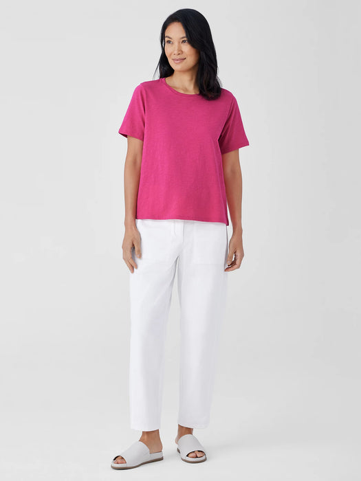 Organic Cotton Slubby Jersey Tee