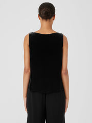 Velvet Bateau Neck Tank
