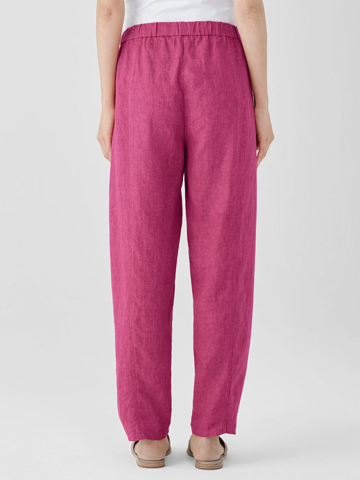 Washed Organic Linen D&eacute;lav&eacute; Lantern Pant