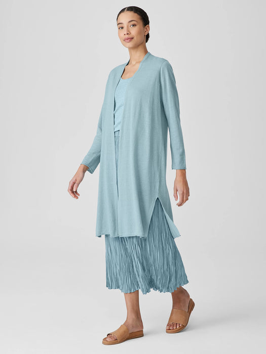 Organic Linen Cotton Long Cardigan