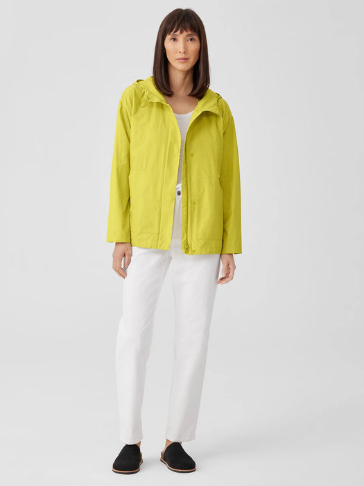 Light Cotton Nylon Hooded Jacket