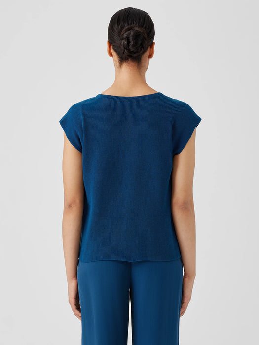 Peruvian Organic Cotton Crepe Vest