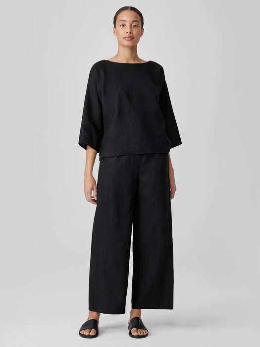 Organic Linen Wide Trouser Pant