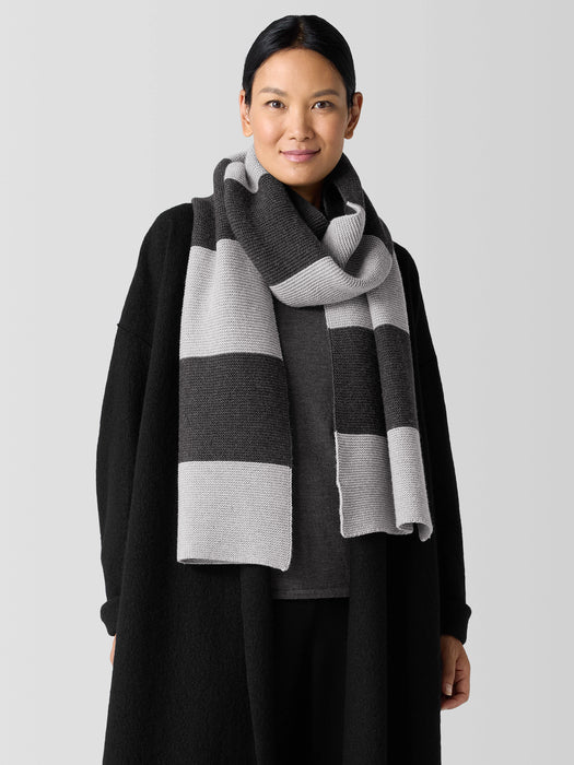Cotton and Recycled Cashmere Scarf