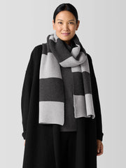 Cotton and Recycled Cashmere Scarf