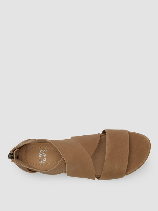 Sport Tumbled Leather Sneaker Sandal
