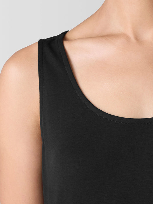 Organic Cotton Interlock Tank Sleep Dress