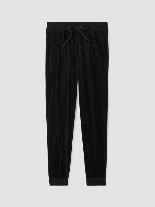 Cozy Velour Knit Jogger Pant