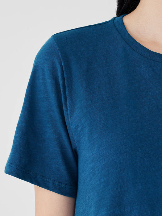 Organic Cotton Slubby Jersey Tee