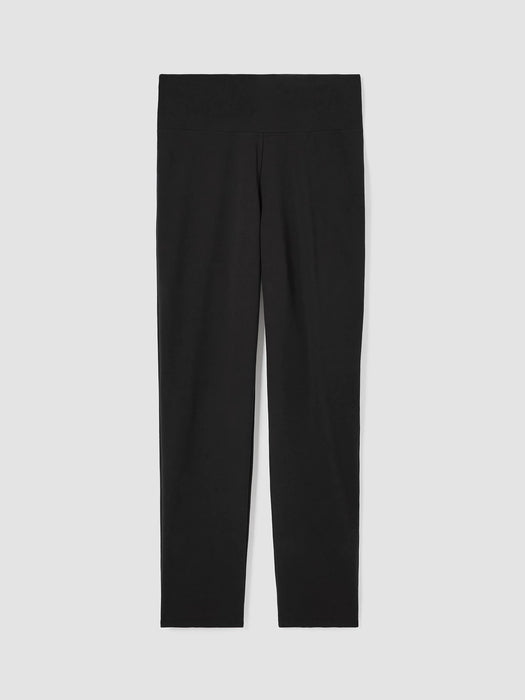 Pima Cotton Stretch Jersey High-Waisted Pant