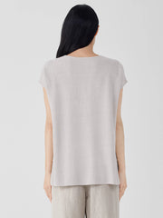 Organic Linen Cotton V-Neck Top