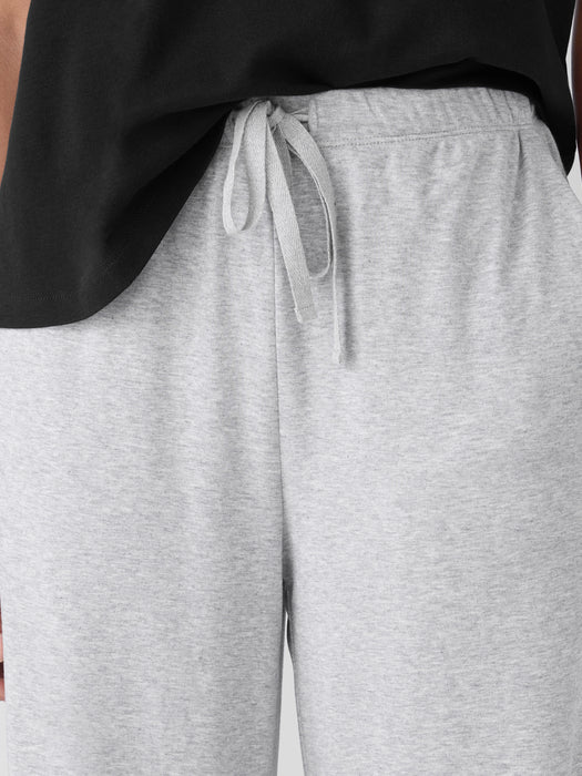 M&eacute;lange Organic Cotton Interlock Wide-Leg Sleep Pant