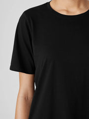 Organic Pima Cotton Jersey&nbsp;Round Neck Tee